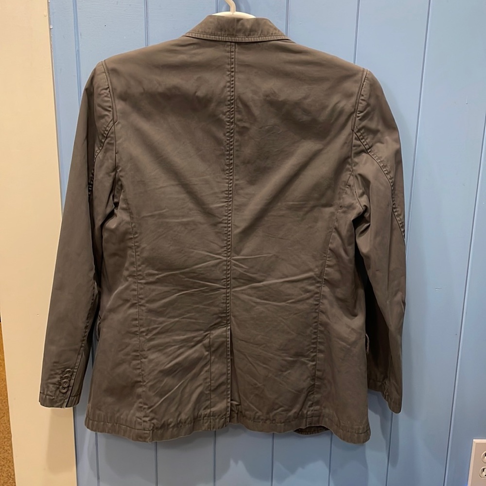 100% cotton broken-in casual blazer, unconstructed
